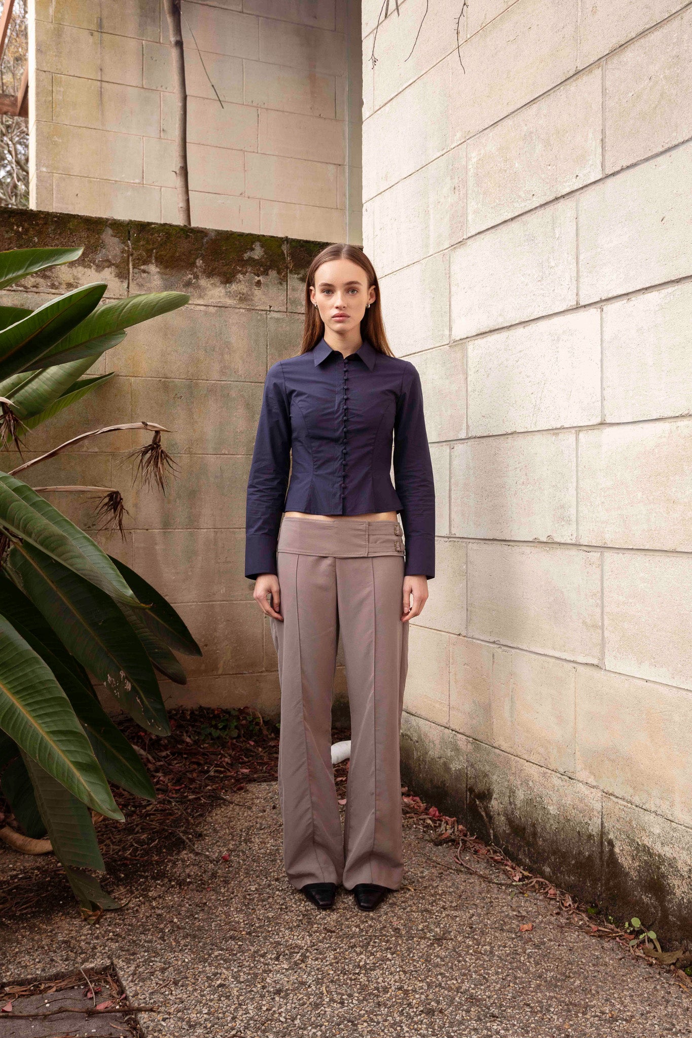 Midnight blue Cotton Shirt